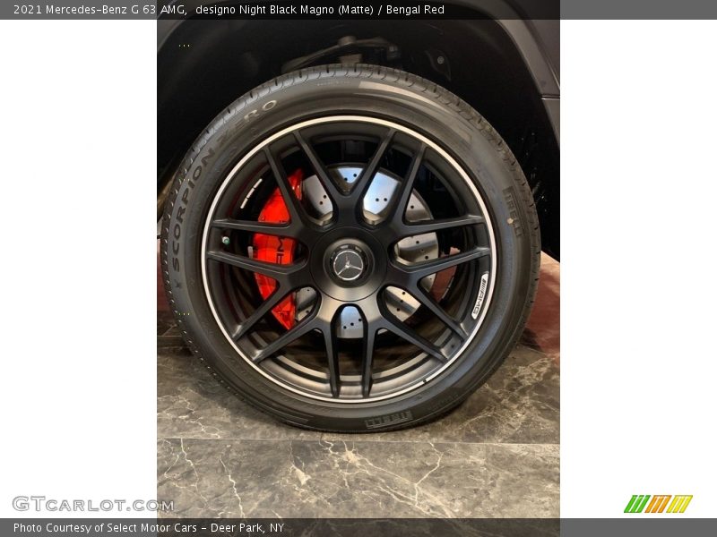 designo Night Black Magno (Matte) / Bengal Red 2021 Mercedes-Benz G 63 AMG