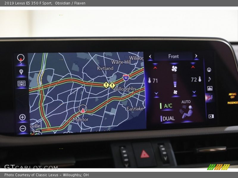 Obsidian / Flaxen 2019 Lexus ES 350 F Sport