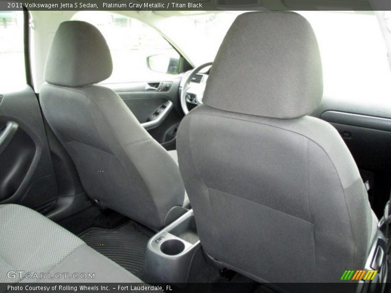 Platinum Gray Metallic / Titan Black 2011 Volkswagen Jetta S Sedan