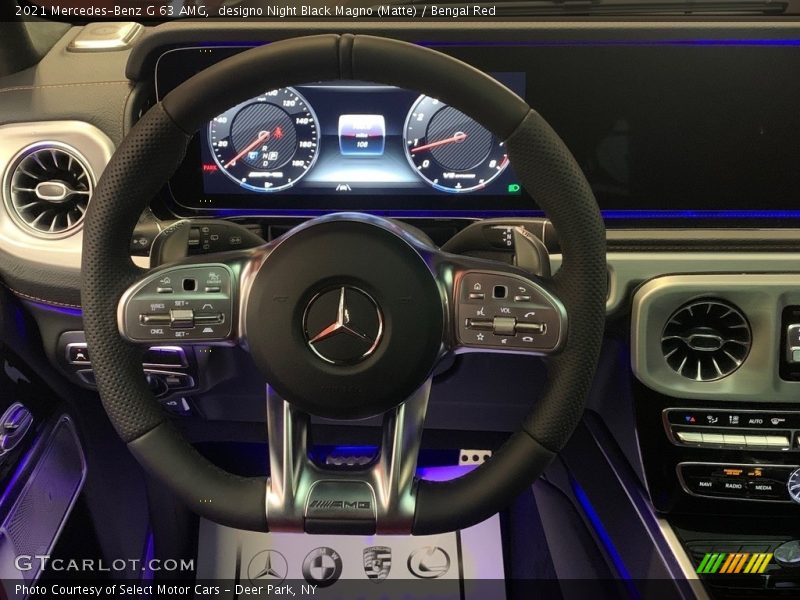 designo Night Black Magno (Matte) / Bengal Red 2021 Mercedes-Benz G 63 AMG