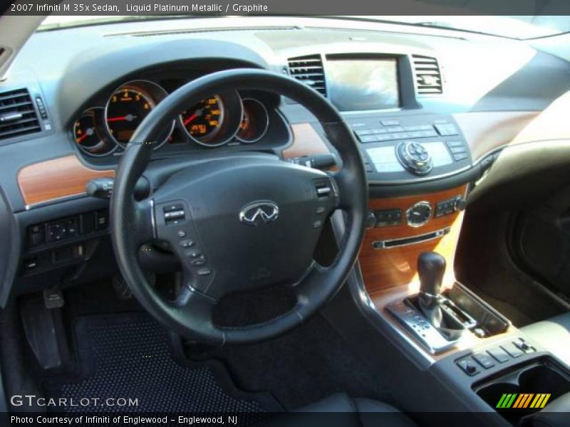 Liquid Platinum Metallic / Graphite 2007 Infiniti M 35x Sedan