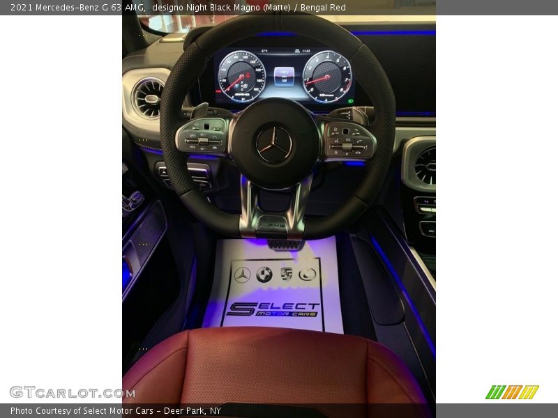 designo Night Black Magno (Matte) / Bengal Red 2021 Mercedes-Benz G 63 AMG