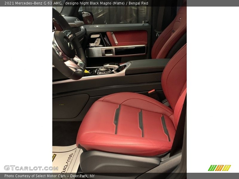 designo Night Black Magno (Matte) / Bengal Red 2021 Mercedes-Benz G 63 AMG