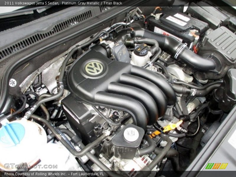 Platinum Gray Metallic / Titan Black 2011 Volkswagen Jetta S Sedan