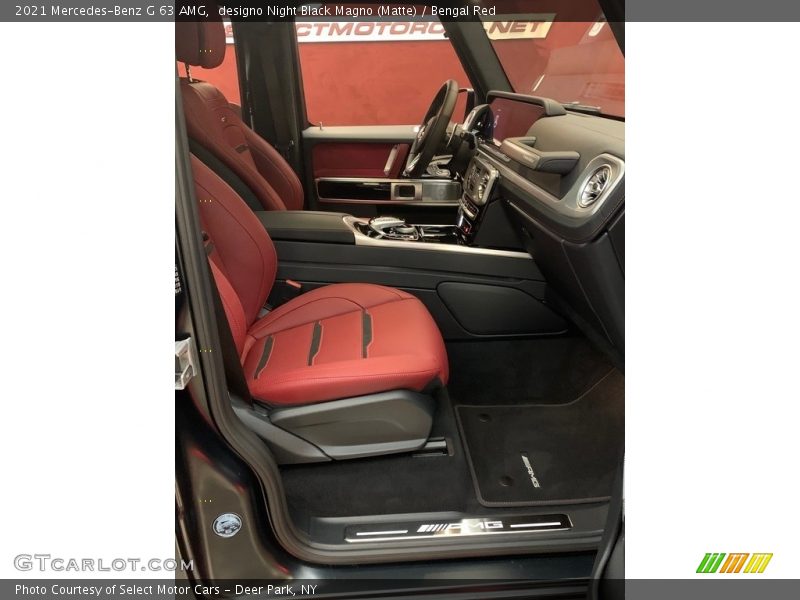 designo Night Black Magno (Matte) / Bengal Red 2021 Mercedes-Benz G 63 AMG