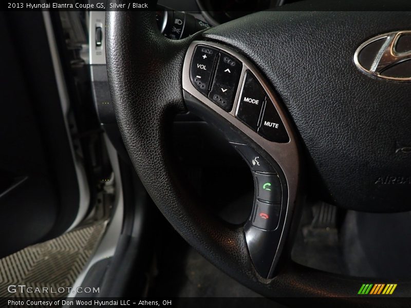Silver / Black 2013 Hyundai Elantra Coupe GS