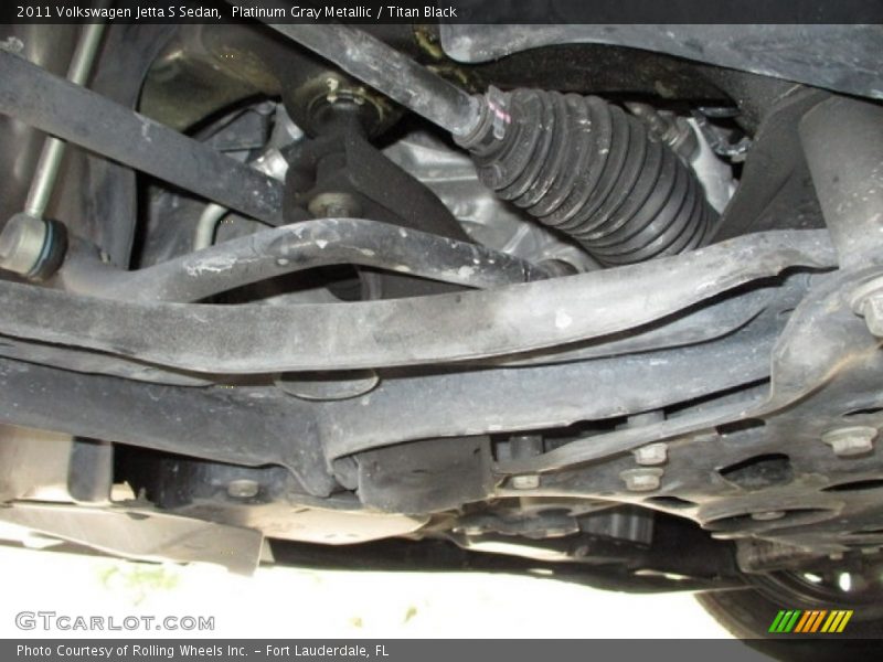 Platinum Gray Metallic / Titan Black 2011 Volkswagen Jetta S Sedan