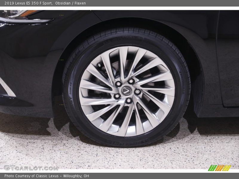Obsidian / Flaxen 2019 Lexus ES 350 F Sport