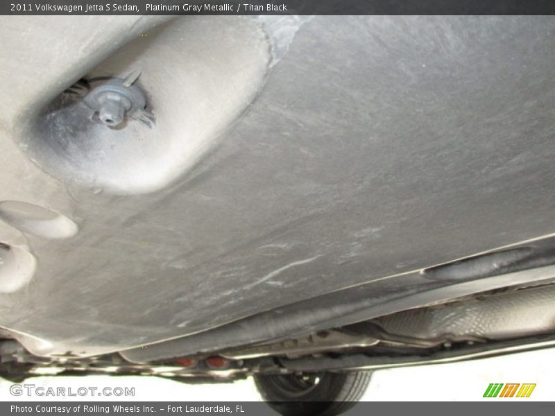 Platinum Gray Metallic / Titan Black 2011 Volkswagen Jetta S Sedan