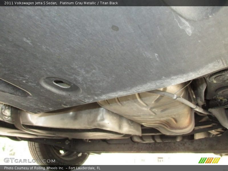 Platinum Gray Metallic / Titan Black 2011 Volkswagen Jetta S Sedan