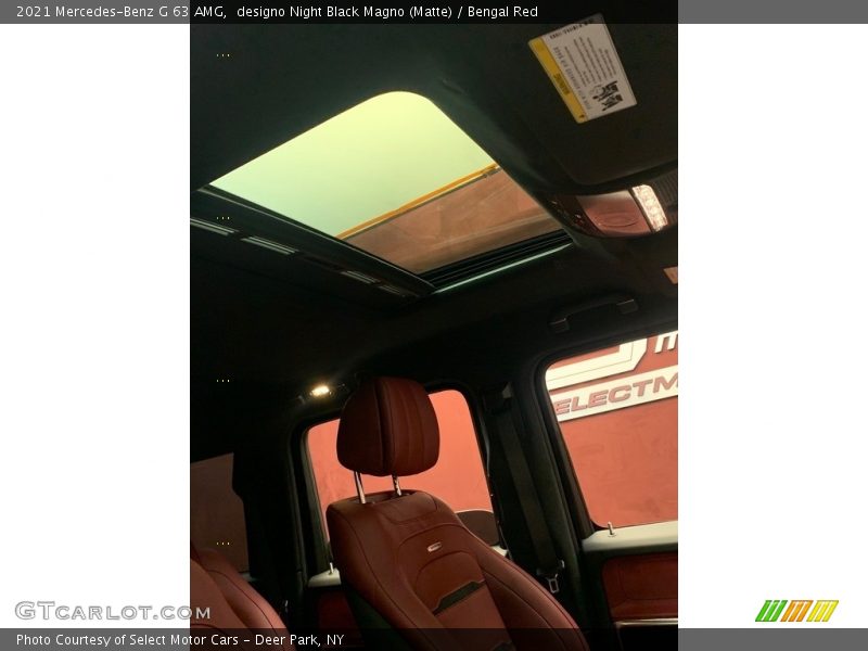 designo Night Black Magno (Matte) / Bengal Red 2021 Mercedes-Benz G 63 AMG