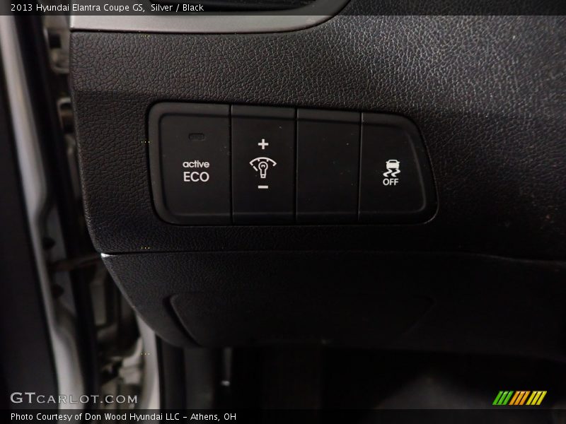 Silver / Black 2013 Hyundai Elantra Coupe GS