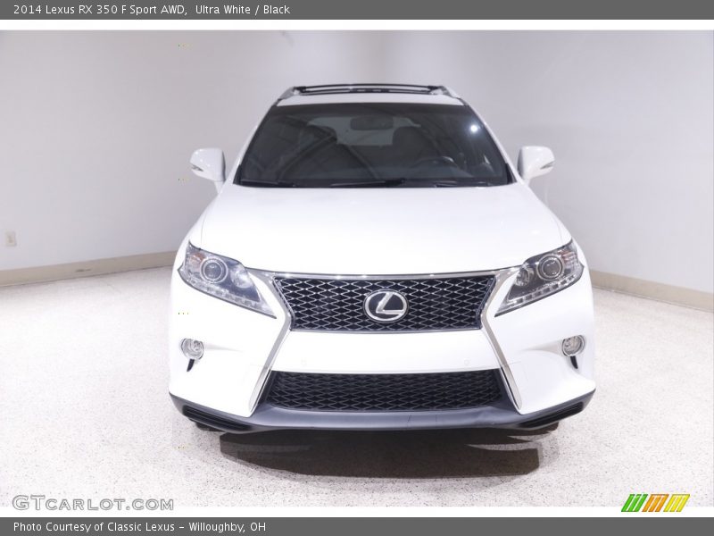 Ultra White / Black 2014 Lexus RX 350 F Sport AWD