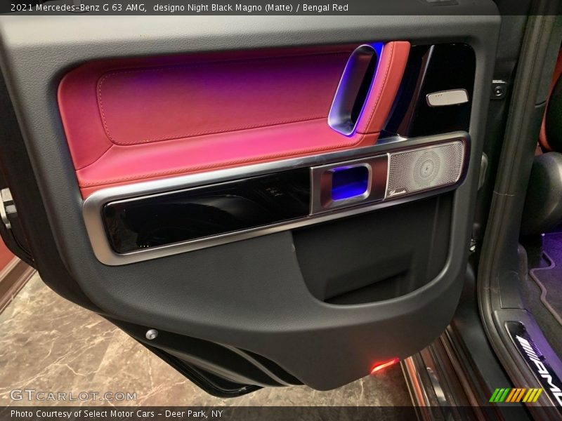 designo Night Black Magno (Matte) / Bengal Red 2021 Mercedes-Benz G 63 AMG