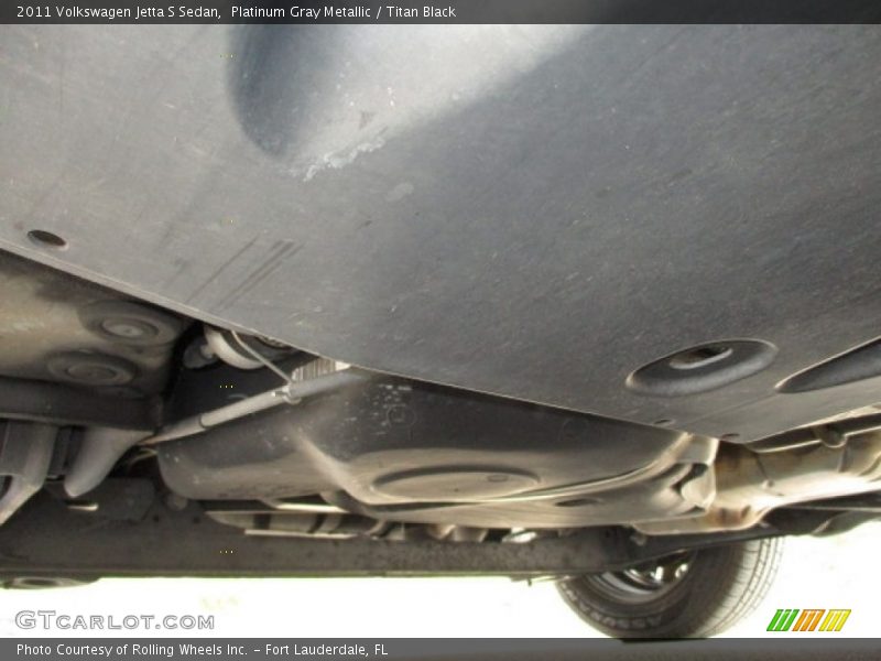 Platinum Gray Metallic / Titan Black 2011 Volkswagen Jetta S Sedan