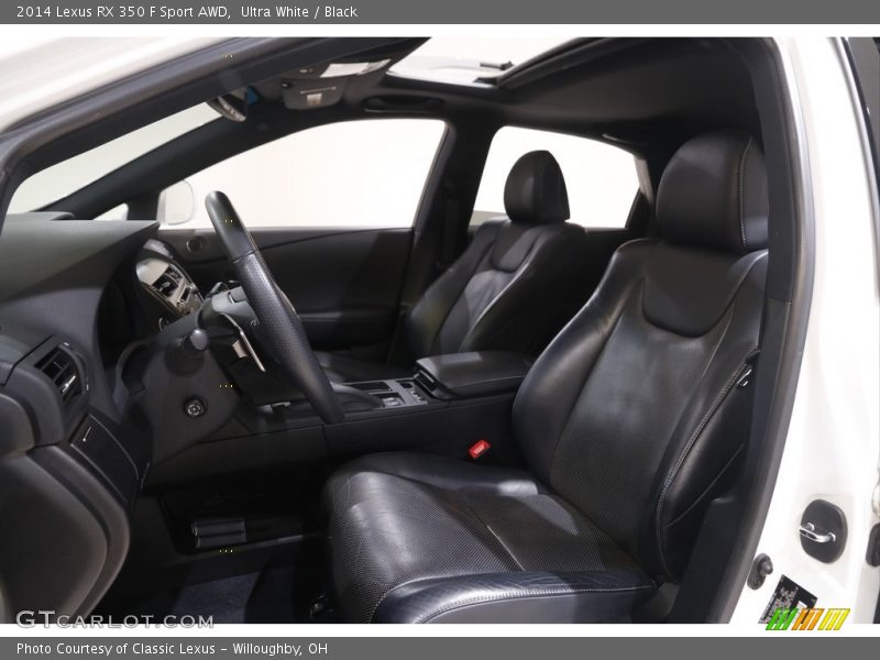 Ultra White / Black 2014 Lexus RX 350 F Sport AWD