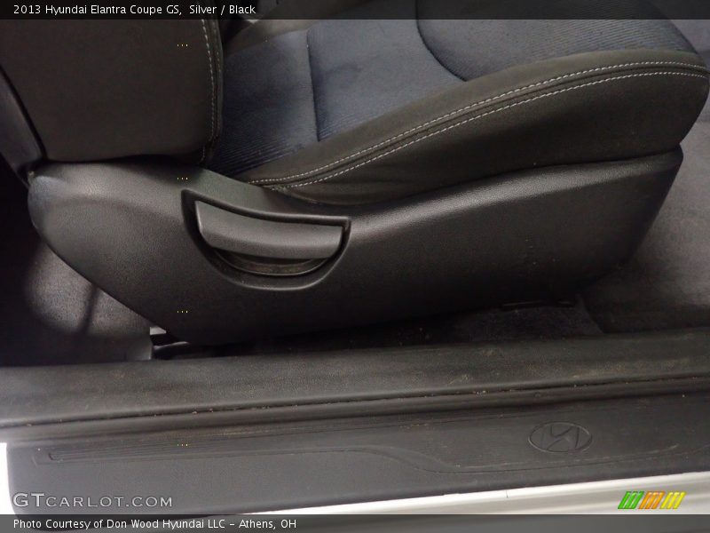 Silver / Black 2013 Hyundai Elantra Coupe GS