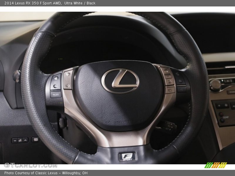 Ultra White / Black 2014 Lexus RX 350 F Sport AWD