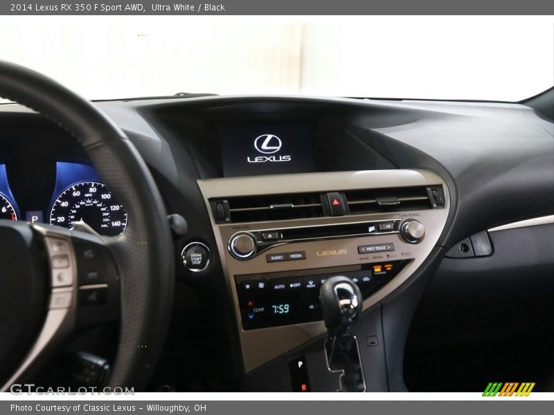 Ultra White / Black 2014 Lexus RX 350 F Sport AWD