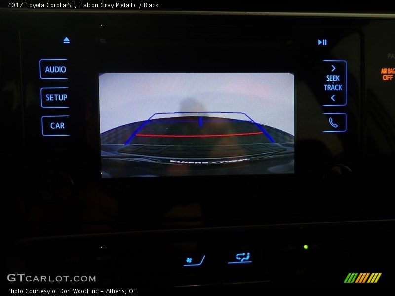 Falcon Gray Metallic / Black 2017 Toyota Corolla SE