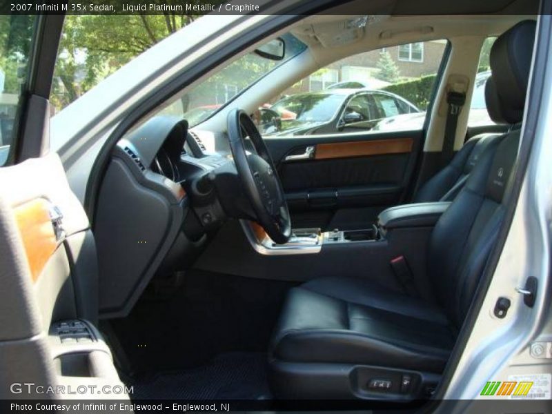 Liquid Platinum Metallic / Graphite 2007 Infiniti M 35x Sedan