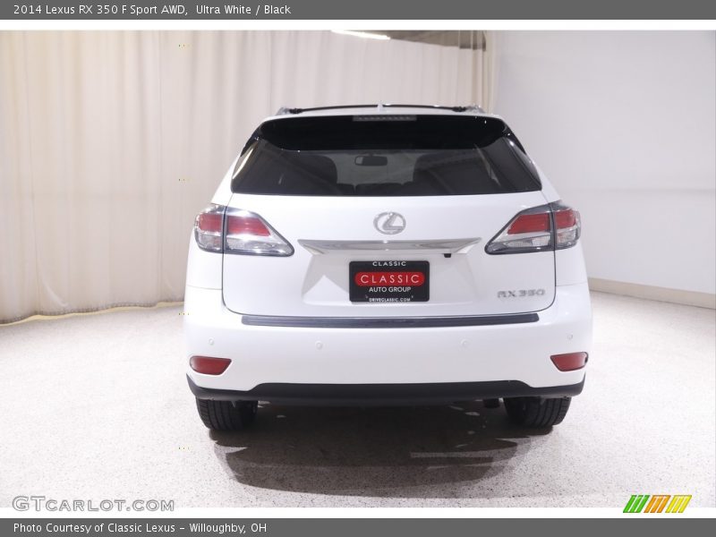 Ultra White / Black 2014 Lexus RX 350 F Sport AWD