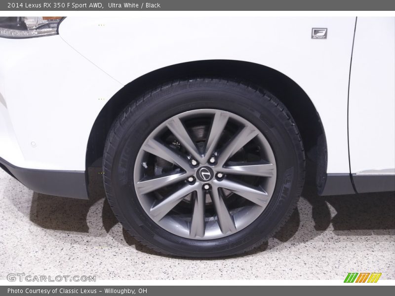 Ultra White / Black 2014 Lexus RX 350 F Sport AWD