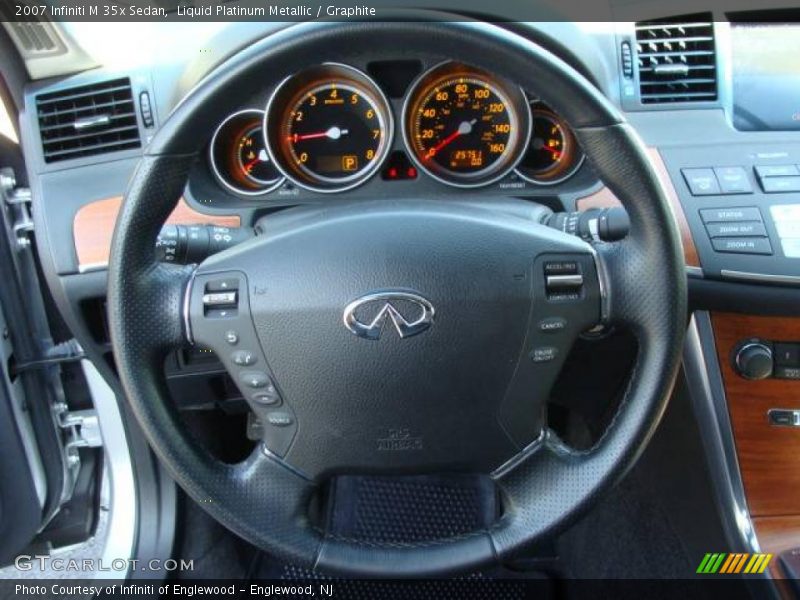 Liquid Platinum Metallic / Graphite 2007 Infiniti M 35x Sedan