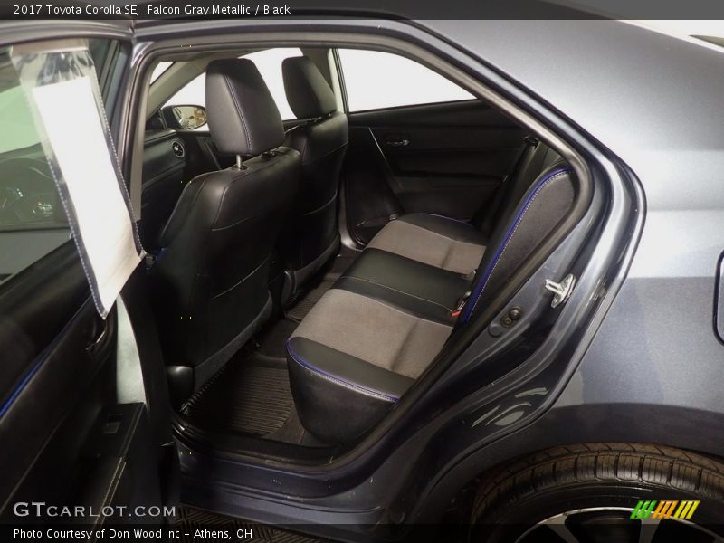 Falcon Gray Metallic / Black 2017 Toyota Corolla SE