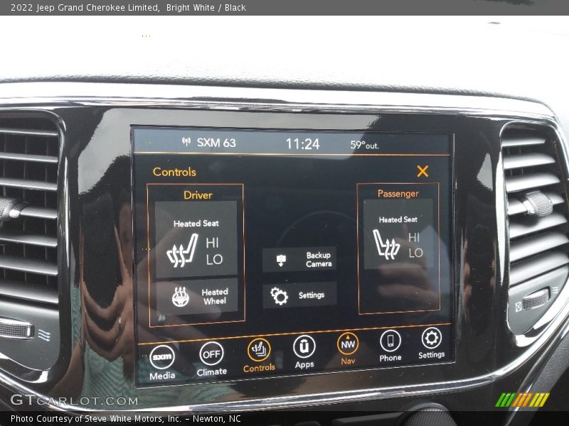 Controls of 2022 Grand Cherokee Limited