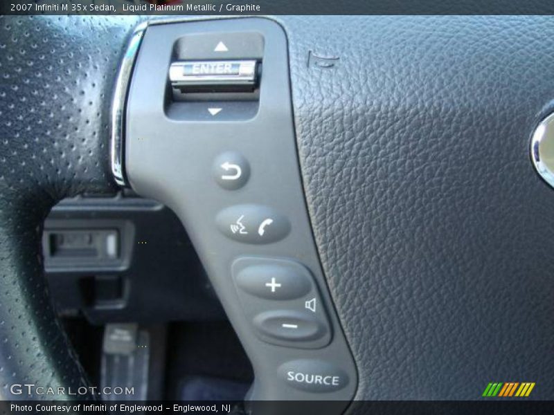 Liquid Platinum Metallic / Graphite 2007 Infiniti M 35x Sedan