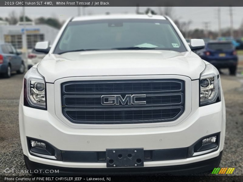 White Frost Tintcoat / Jet Black 2019 GMC Yukon SLT 4WD