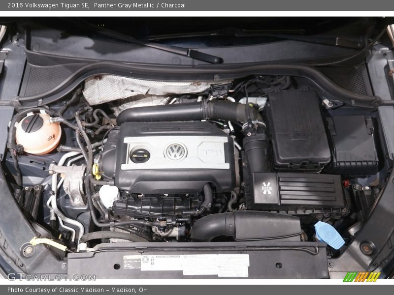  2016 Tiguan SE Engine - 2.0 Liter TSI Turbocharged DOHC 16-Valve 4 Cylinder