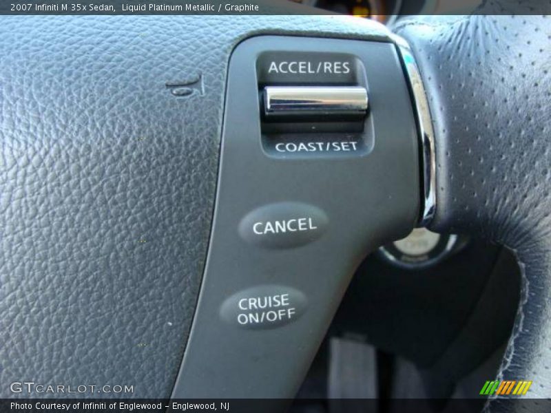 Liquid Platinum Metallic / Graphite 2007 Infiniti M 35x Sedan