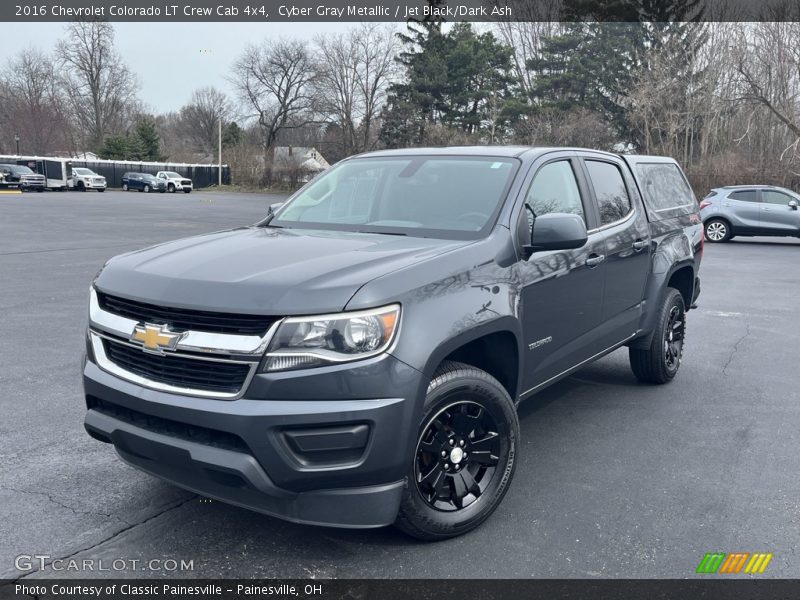 Cyber Gray Metallic / Jet Black/Dark Ash 2016 Chevrolet Colorado LT Crew Cab 4x4
