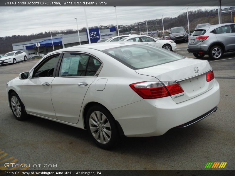White Orchid Pearl / Ivory 2014 Honda Accord EX-L Sedan