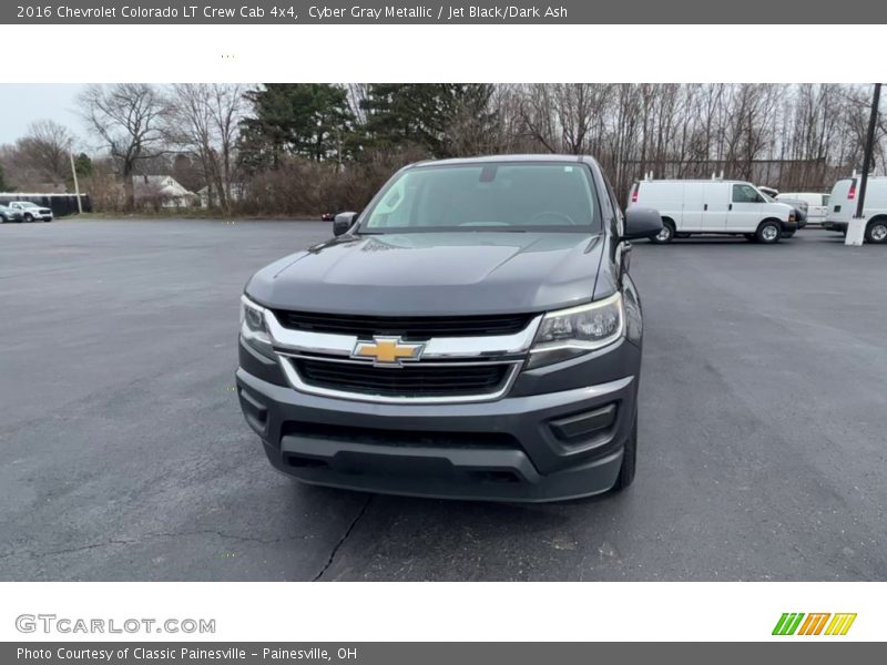 Cyber Gray Metallic / Jet Black/Dark Ash 2016 Chevrolet Colorado LT Crew Cab 4x4