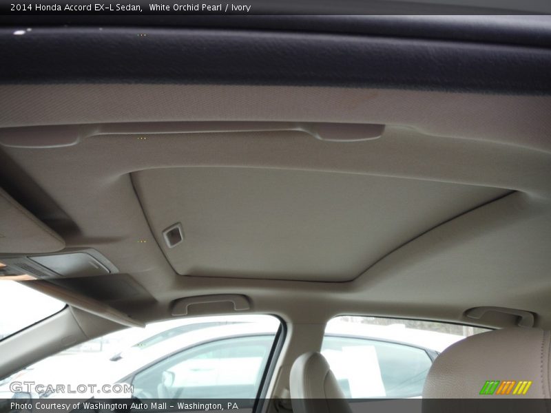 White Orchid Pearl / Ivory 2014 Honda Accord EX-L Sedan