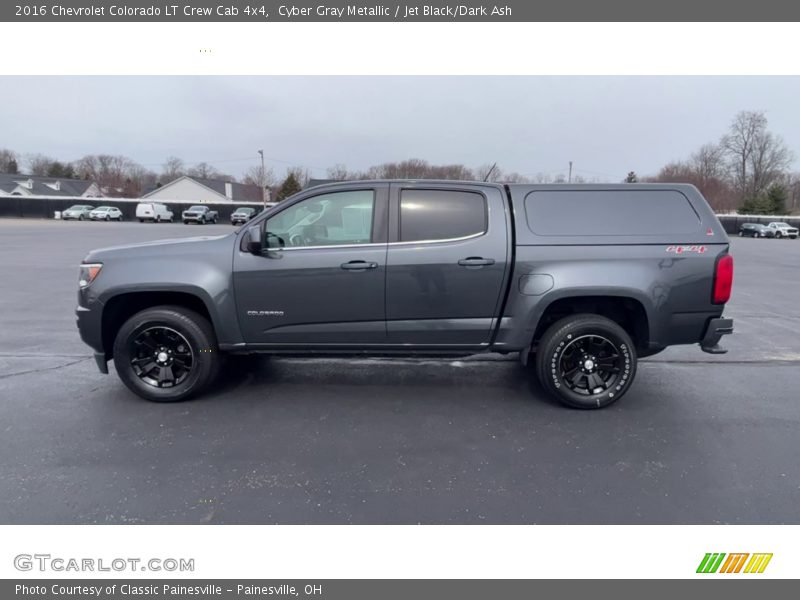 Cyber Gray Metallic / Jet Black/Dark Ash 2016 Chevrolet Colorado LT Crew Cab 4x4