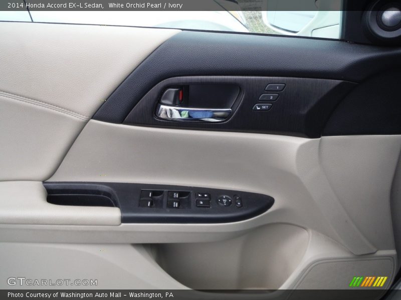 White Orchid Pearl / Ivory 2014 Honda Accord EX-L Sedan