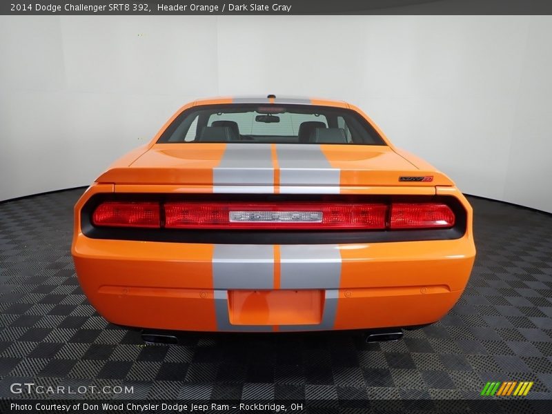 Header Orange / Dark Slate Gray 2014 Dodge Challenger SRT8 392
