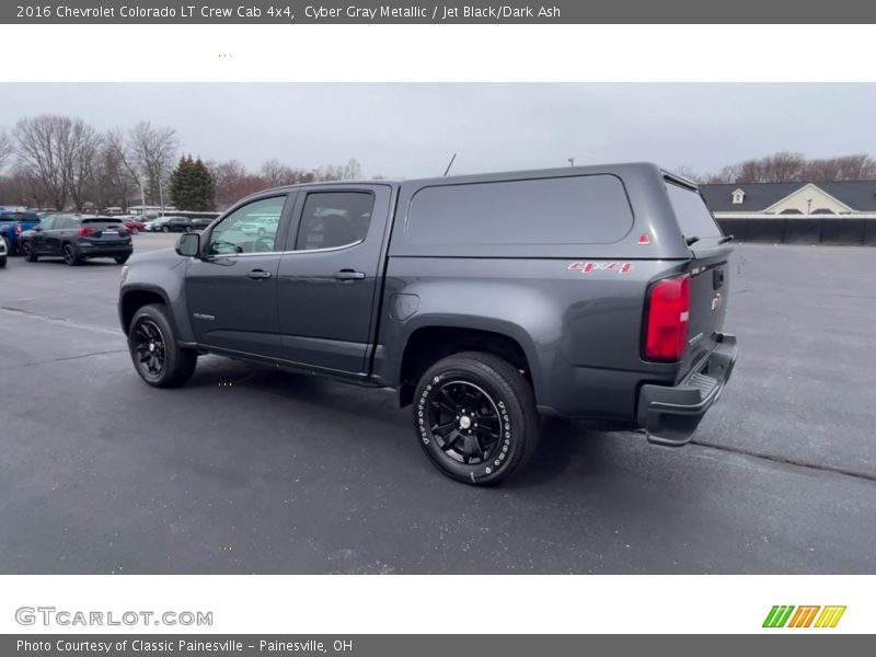 Cyber Gray Metallic / Jet Black/Dark Ash 2016 Chevrolet Colorado LT Crew Cab 4x4