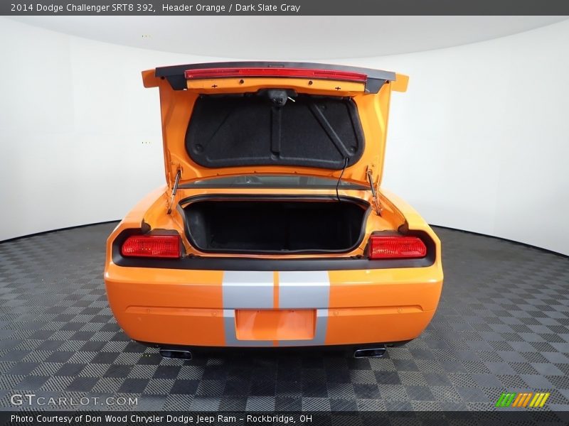 Header Orange / Dark Slate Gray 2014 Dodge Challenger SRT8 392