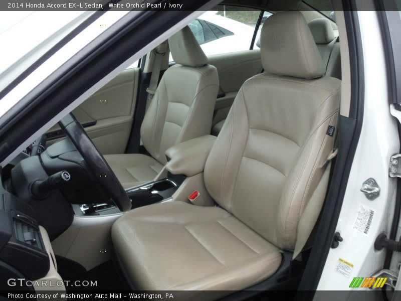 White Orchid Pearl / Ivory 2014 Honda Accord EX-L Sedan