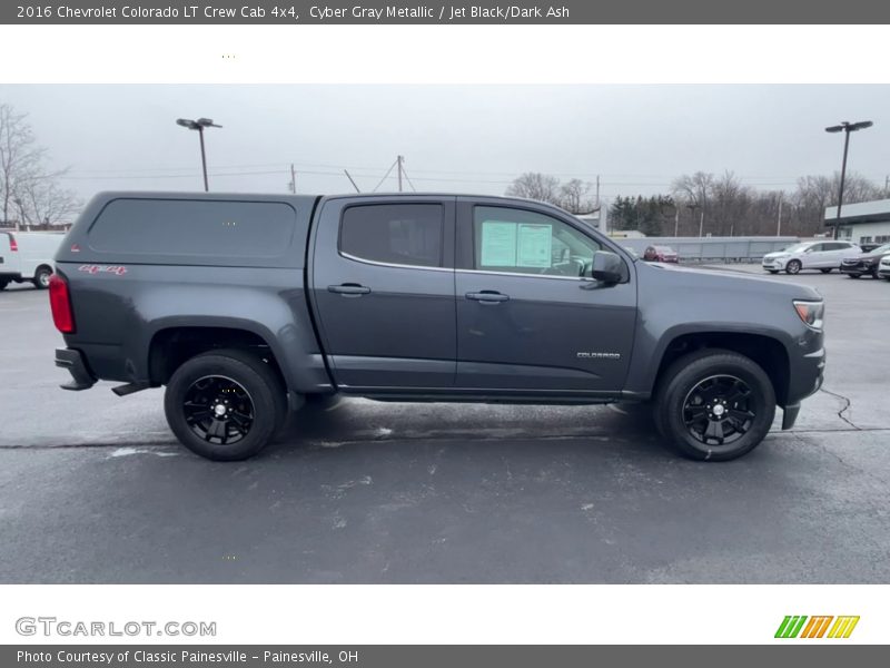 Cyber Gray Metallic / Jet Black/Dark Ash 2016 Chevrolet Colorado LT Crew Cab 4x4