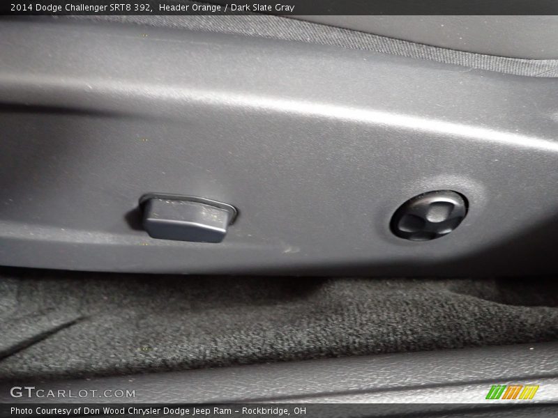 Header Orange / Dark Slate Gray 2014 Dodge Challenger SRT8 392