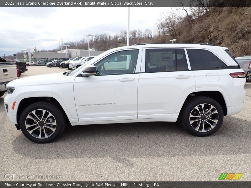 Bright White / Global Black/Steel Gray 2022 Jeep Grand Cherokee Overland 4x4