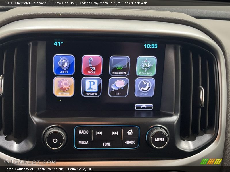Cyber Gray Metallic / Jet Black/Dark Ash 2016 Chevrolet Colorado LT Crew Cab 4x4