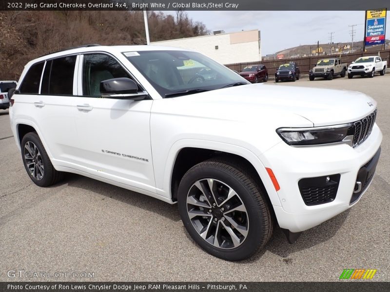 Bright White / Global Black/Steel Gray 2022 Jeep Grand Cherokee Overland 4x4