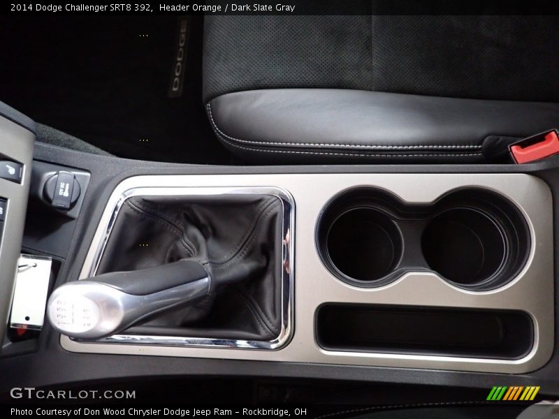 Header Orange / Dark Slate Gray 2014 Dodge Challenger SRT8 392